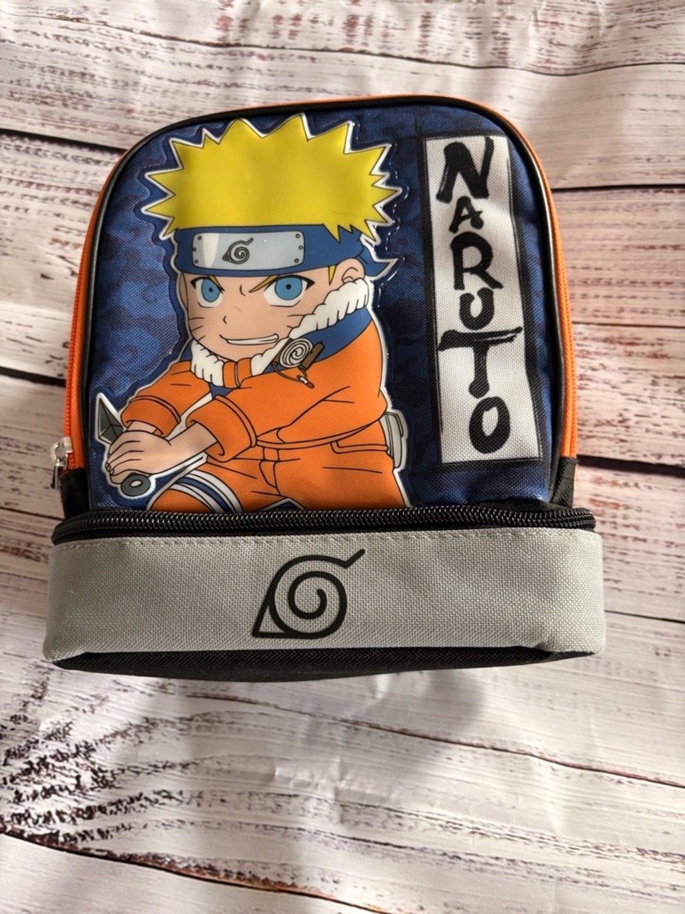 Naruto Kids Lunch Bag – Orange and Blue